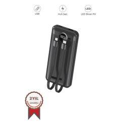 Siyah 10000mAh 2 Çıkışlı...