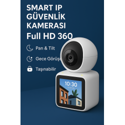 Monitörlü Smart Ip Full Hd...