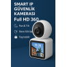 Monitörlü Smart Ip Full Hd 360° Akıllı Güvenlik Kamerası Bebek Kamerası