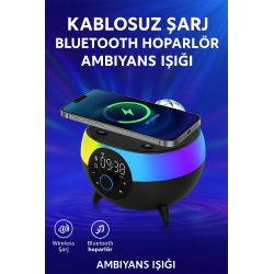 Siyah RGB Işıklı Çalar...
