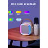 Taşınabilir Kablosuz Karaoke & Bluetooth Hoparlör
